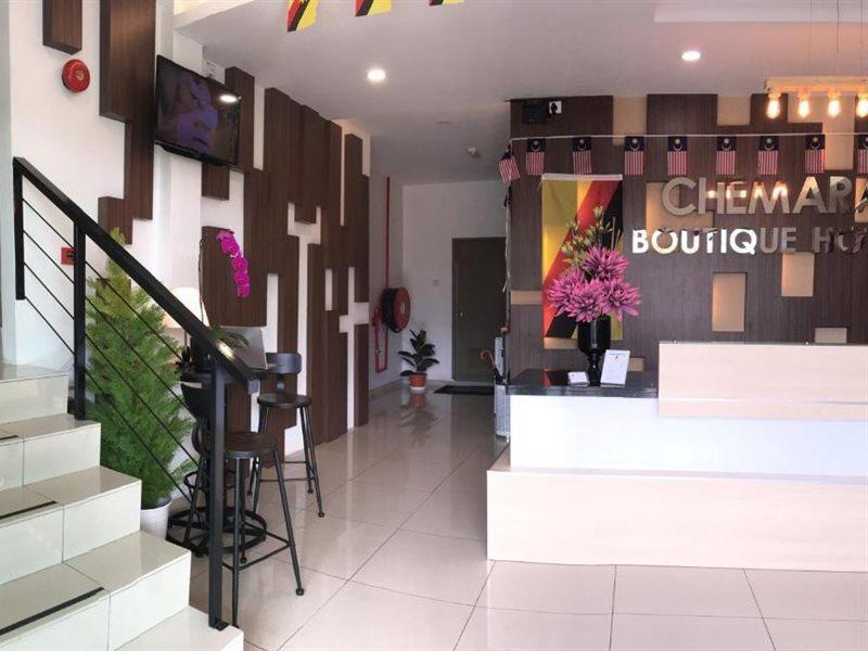 Chemara Boutique Hotel Miri Exteriör bild